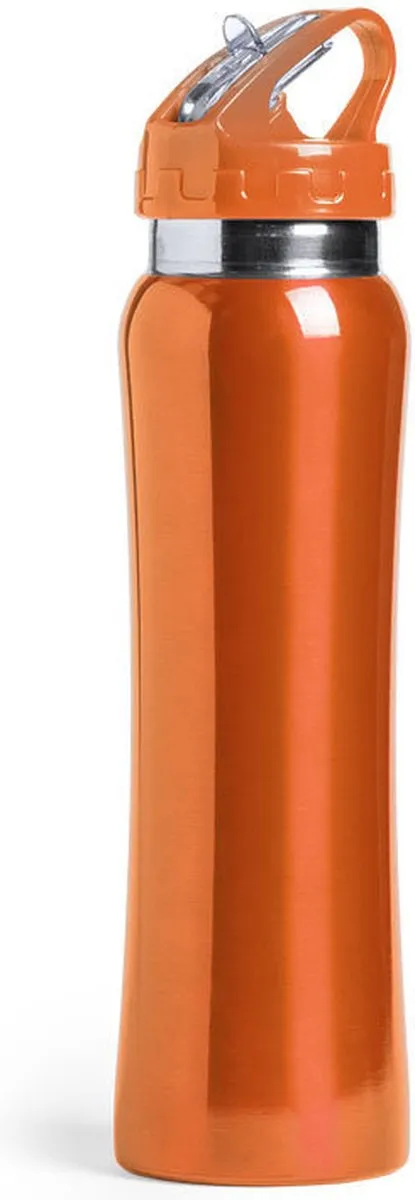 Bellatio Design Powerline Drinkfles - 2x 800ml - Oranje