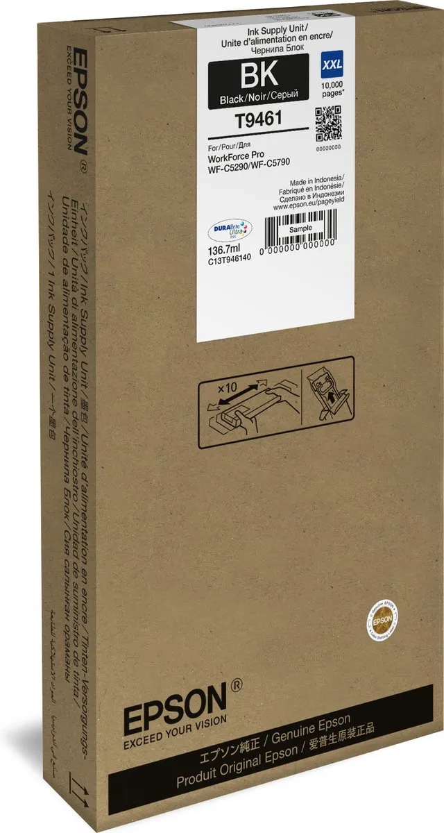Epson C13T946140 Inktcartridge - 10.000 pagina's - Zwart