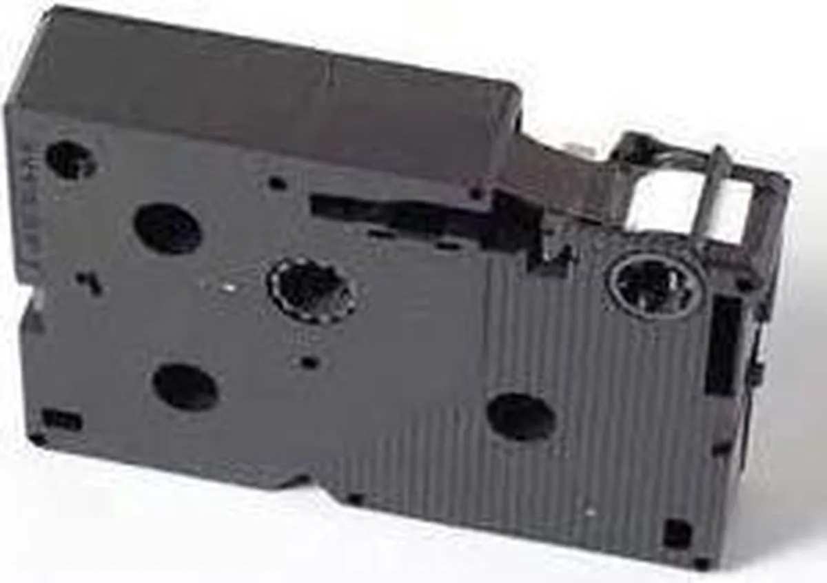 Brother TC-B01 Tape - 12mm - Zwart/oranje