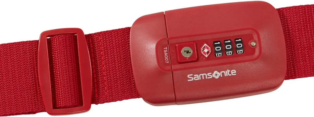 Samsonite Travel Riem met TSA-slot - Rood