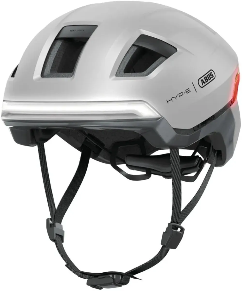 ABUS Hyp-E Gleam Helm M/L 54-58cm - Zilver