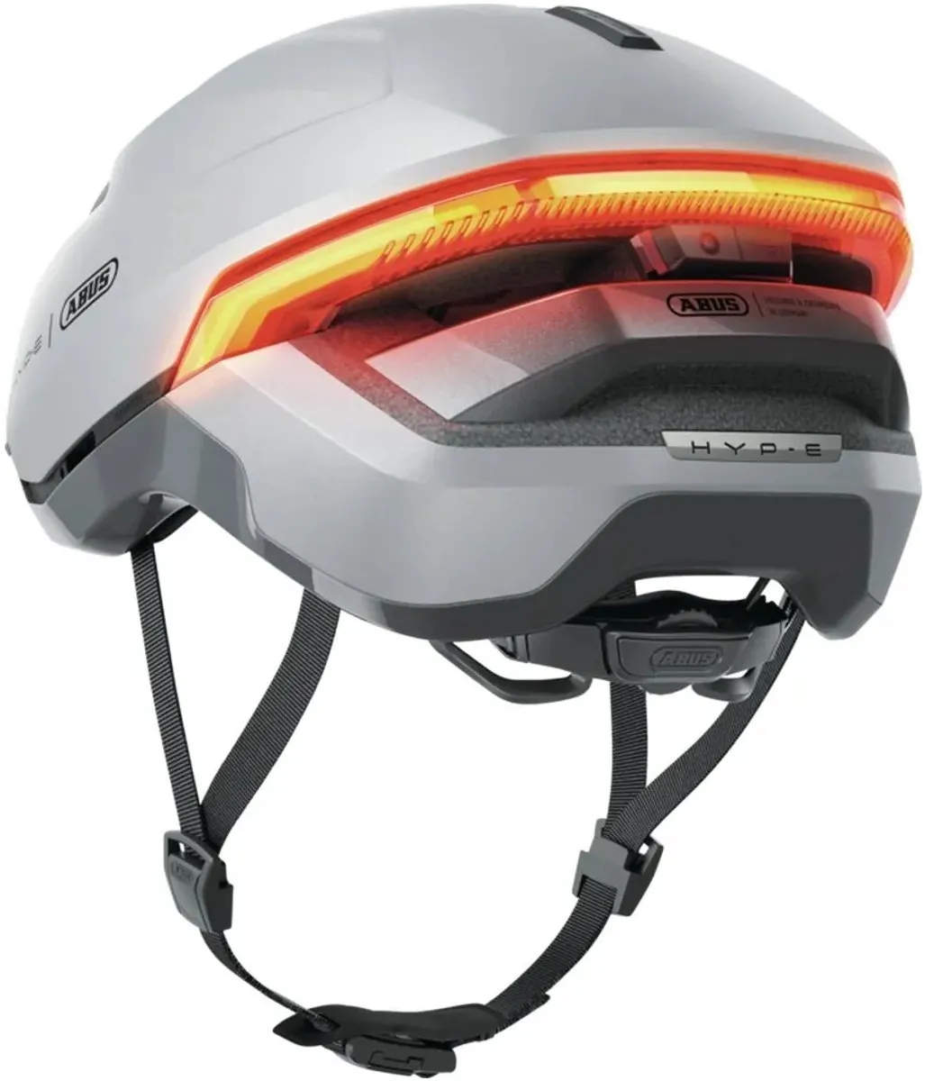 ABUS Hyp-E Gleam Helm M/L 54-58cm - Zilver