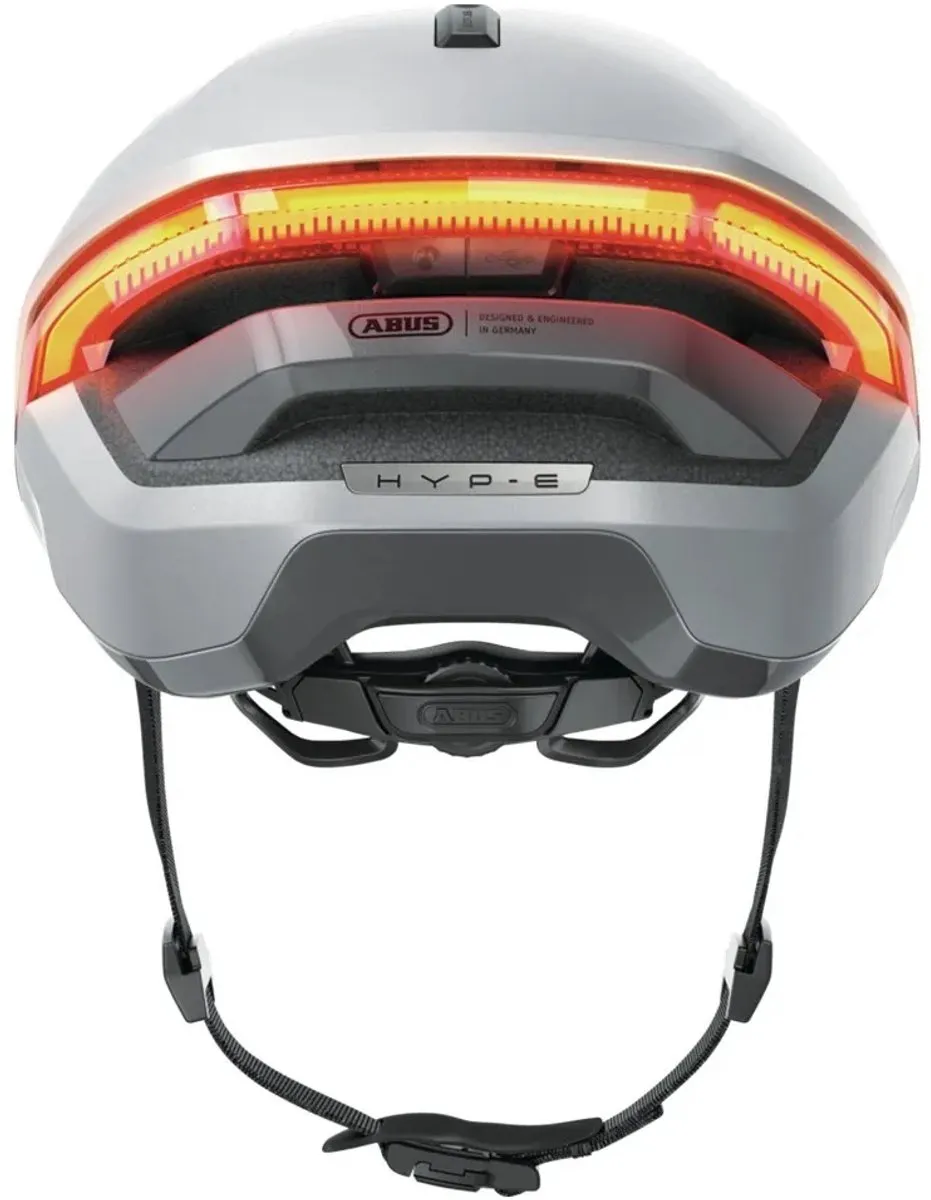 ABUS Hyp-E Gleam Helm M/L 54-58cm - Zilver
