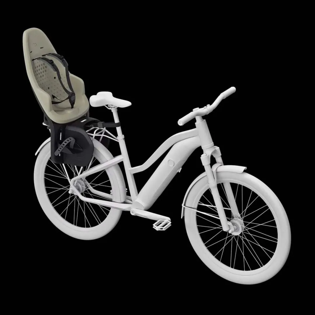 Thule Yepp 2 Maxi Fietsstoeltje - Soft sand