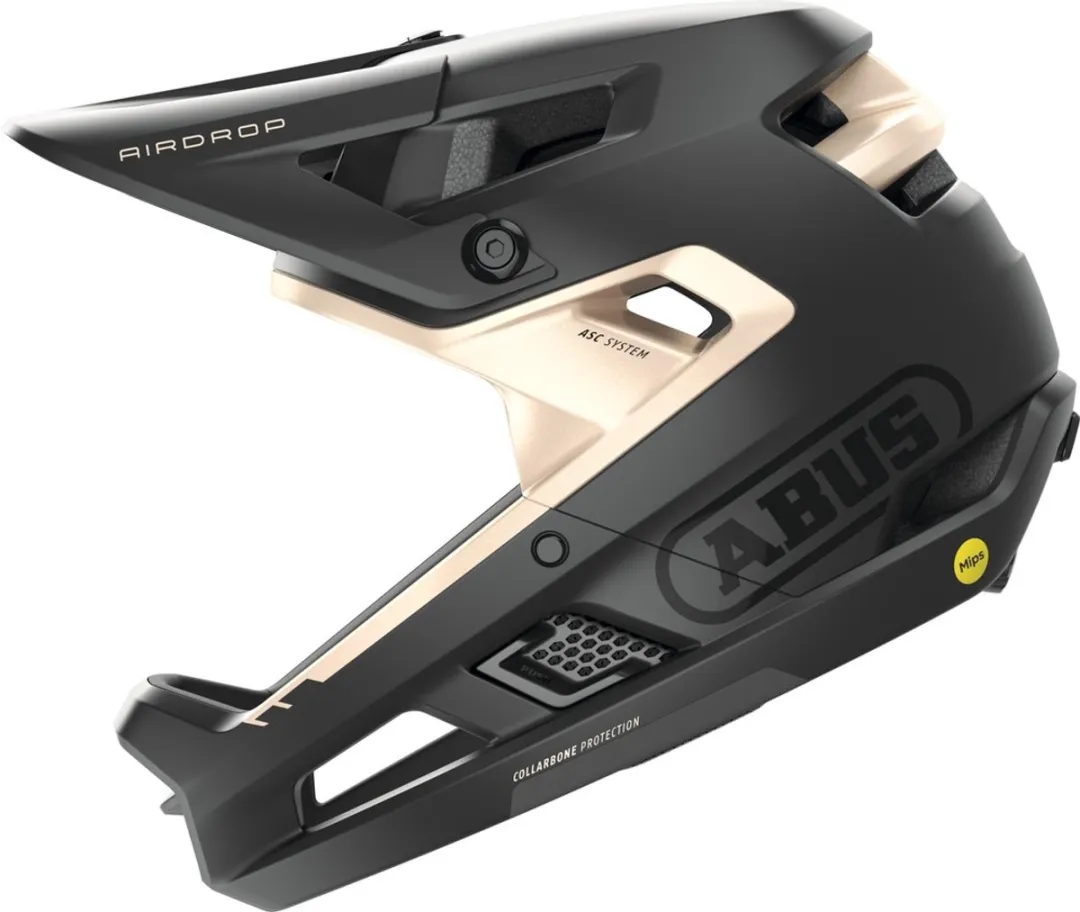 ABUS AirDrop MIPS Helm S/M 52-58cm - Zwart/Goud