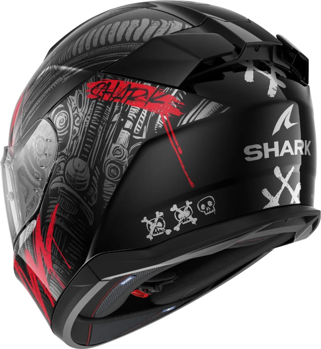 Shark D-Skwal 3 Shiever Helm - 2XL - Rood/Zwart/Anthraciet