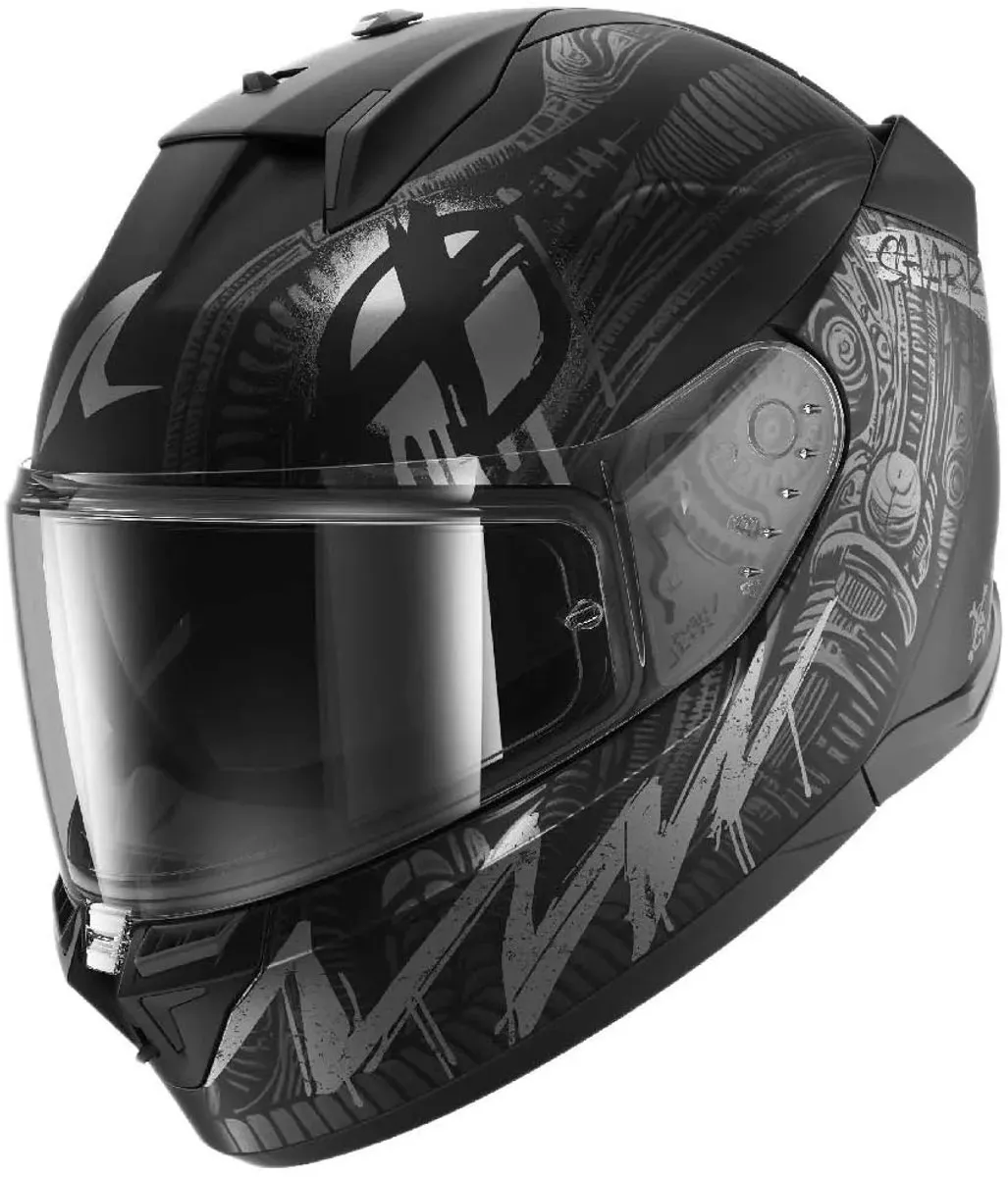 Shark D-Skwal 3 Shiever Helm XS - Zwart - afbeelding 6 van 6