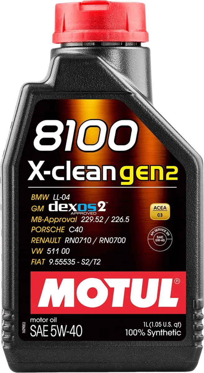 Motul 8100 X-Clean Gen2 5W40