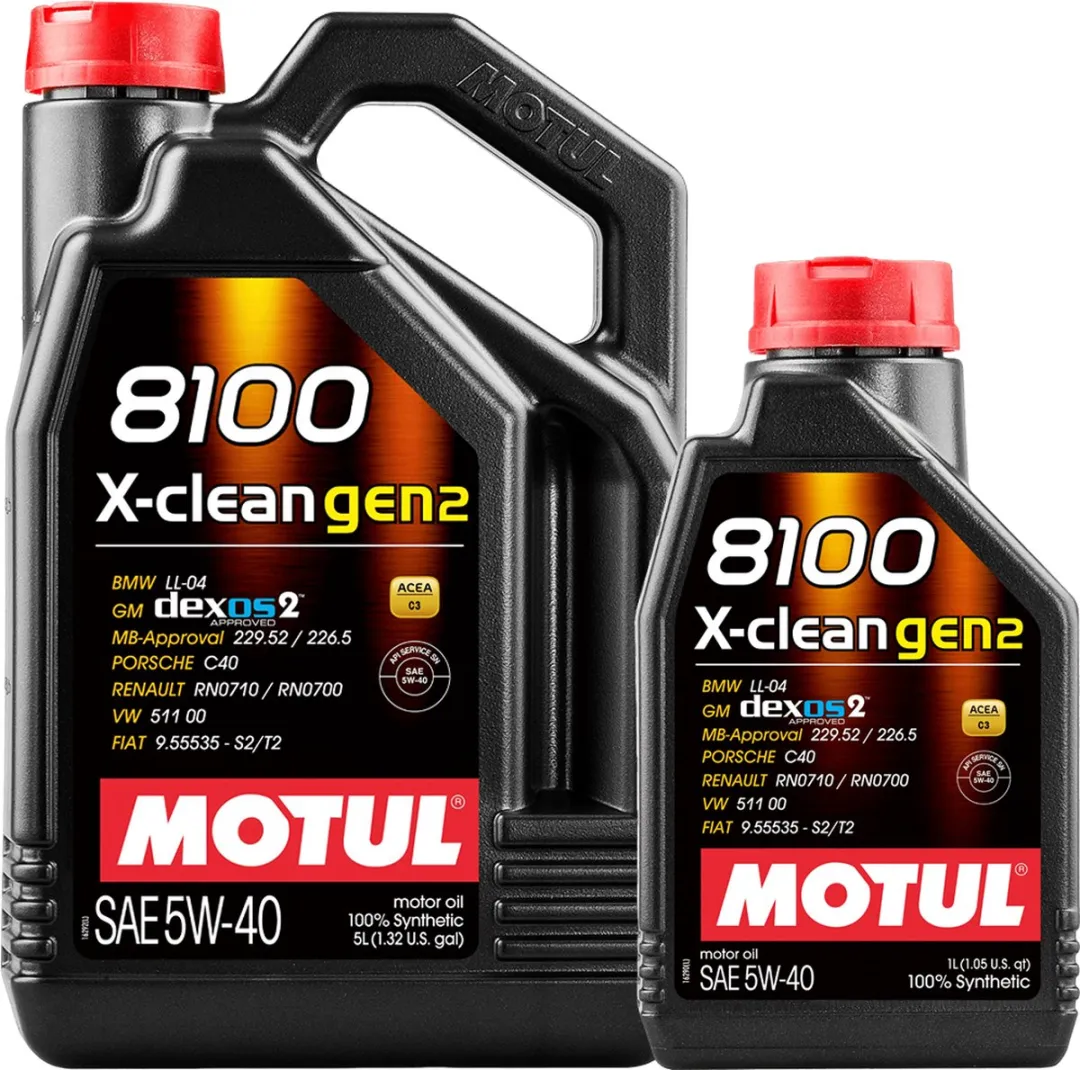 Motul 8100 X-Clean Gen2 5W40 - 1L