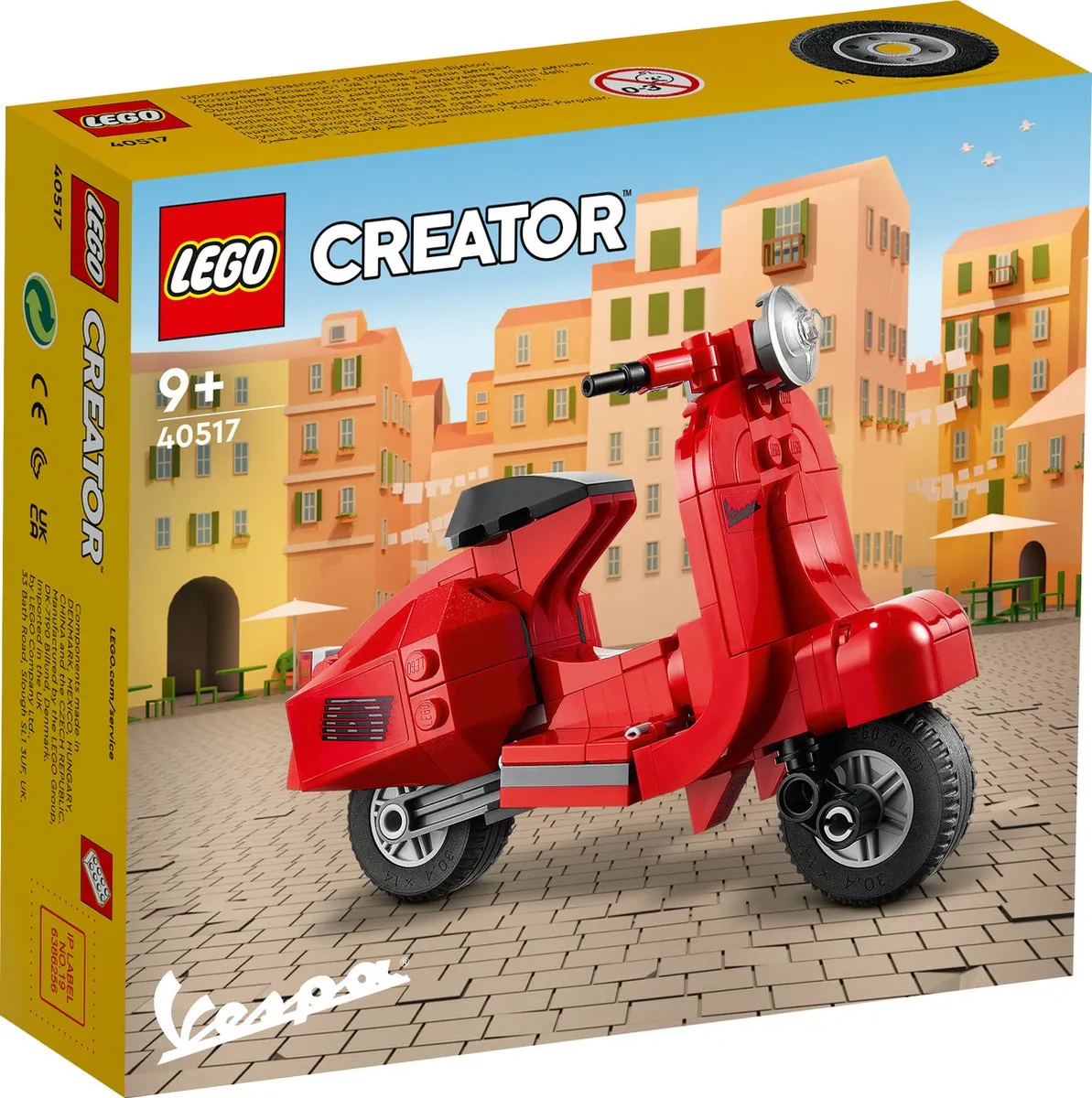 LEGO 40517 Vespa Scooter - 118 Stukken - Meerkleurig - afbeelding 2 van 3