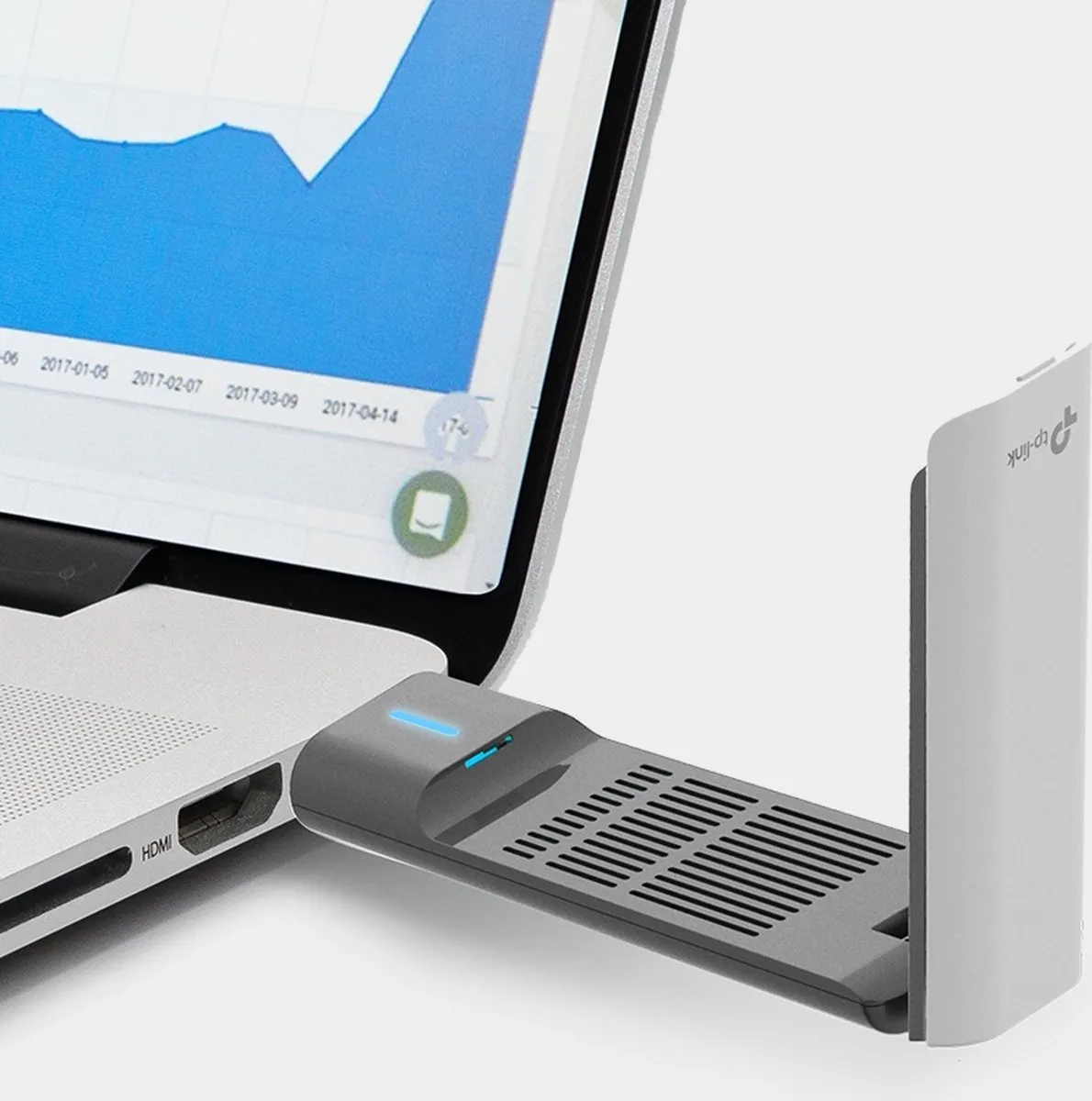 TP-Link Archer TX20UH USB WiFi 6 Adapter - 1800 Mbps - Grijs/Zwart