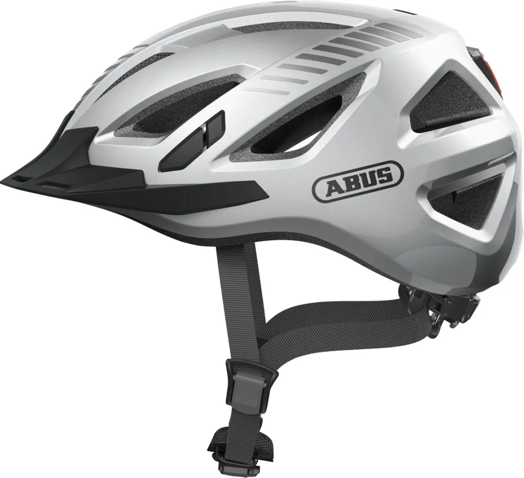 ABUS Urban-I 3.0 Fietshelm M - 52-58cm - Zilver