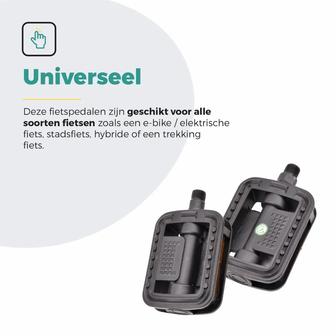 Voltano Antislip E-bike Pedalen 421115 - Zwart