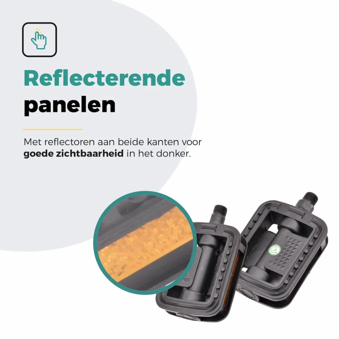 Voltano Antislip E-bike Pedalen 421115 - Zwart - afbeelding 6 van 6