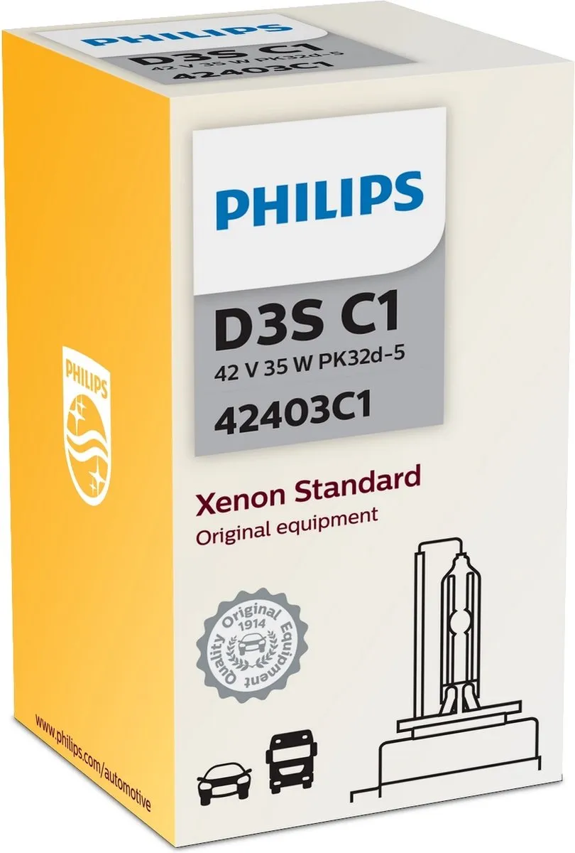 Philips Xenon D3S Lamp 4200K - 1 Stuks - afbeelding 6 van 6