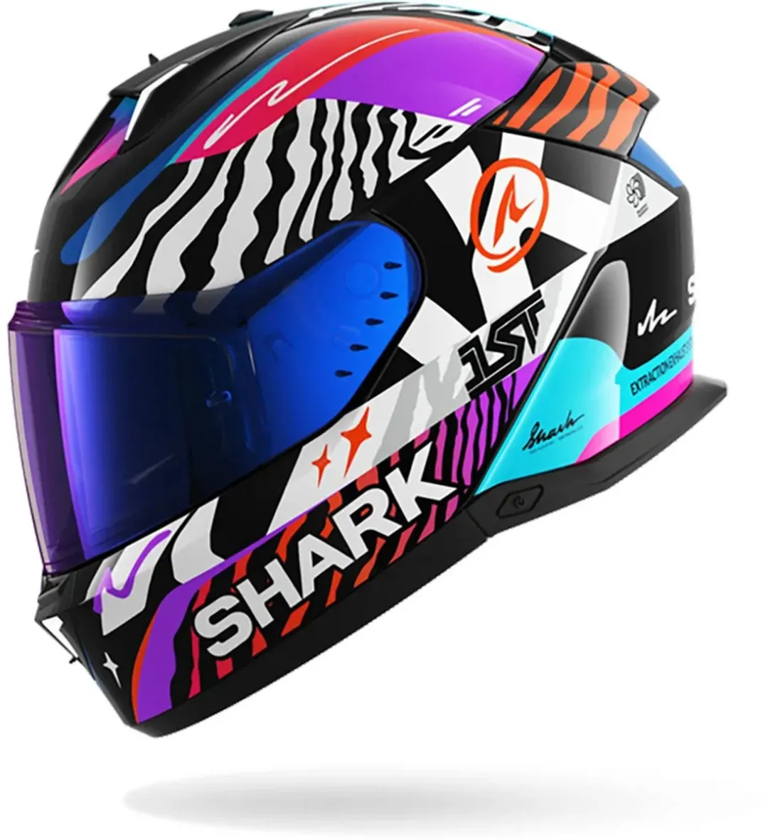 Shark Skwal i3 Speed Fancy Helm - L - Oranje/Zwart/Wit