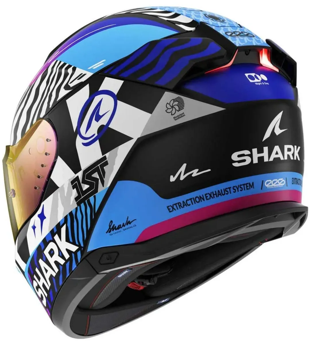 Shark Skwal i3 Speed Fancy Helm - L - Oranje/Zwart/Wit