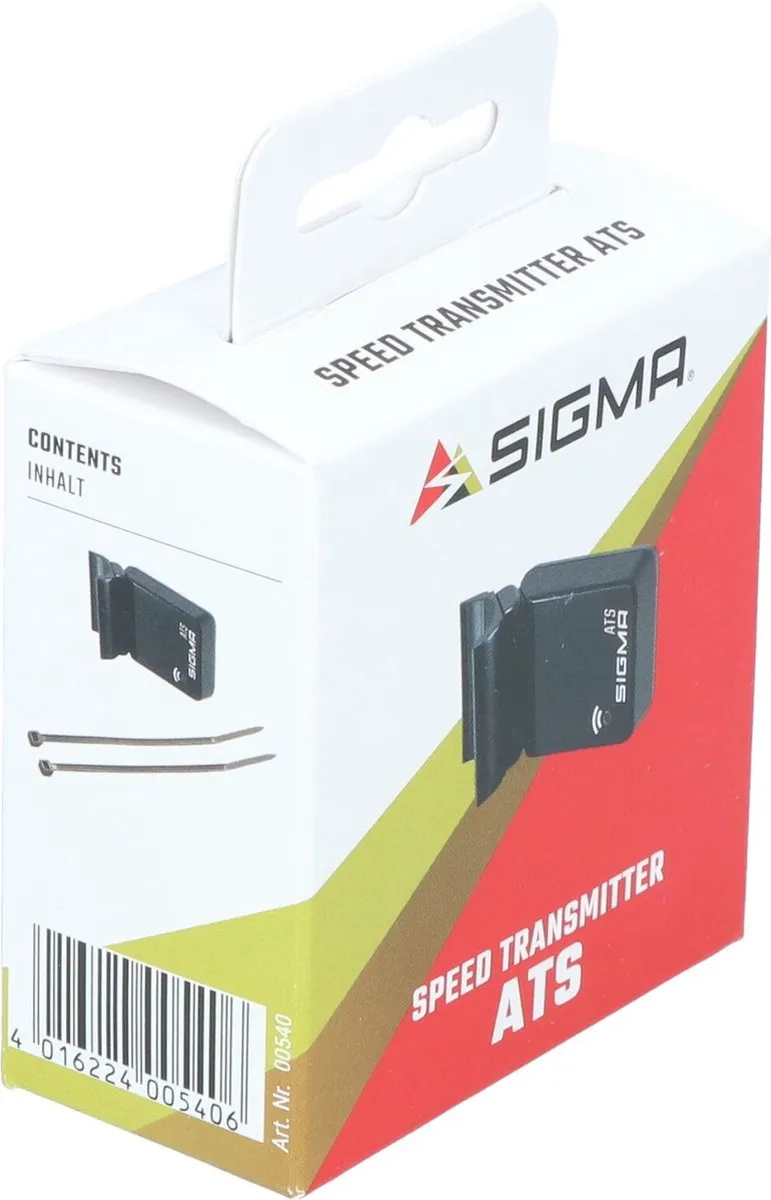 Sigma ATS Snelheidszender - Black
