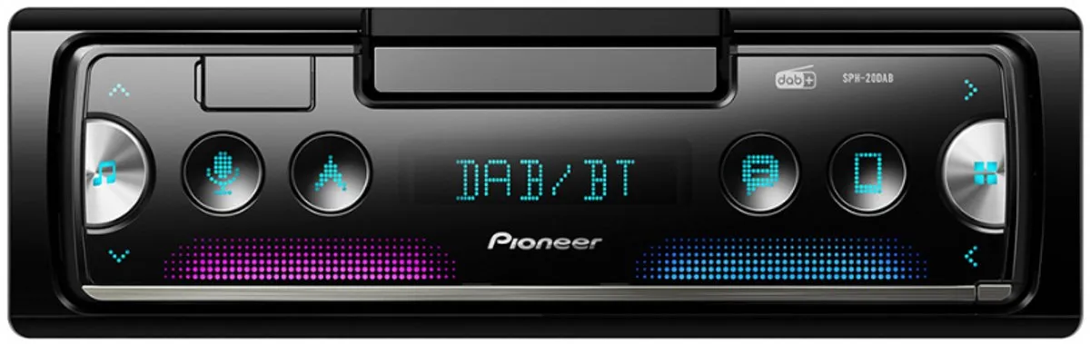 Pioneer SPH-20DAB Autoradio - 4 Kanalen 50W - Zwart
