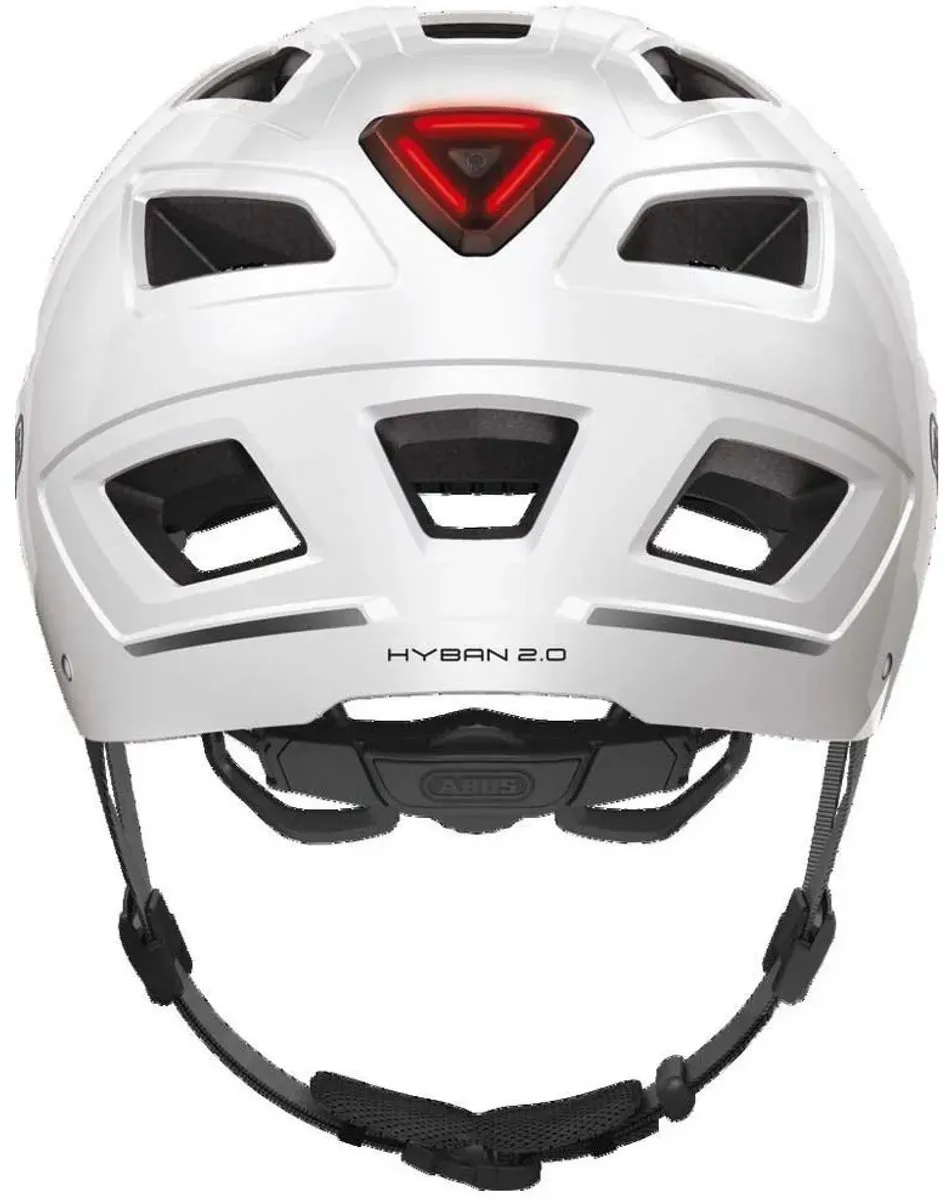 ABUS Hyban 2.0 Stadsfietshelm L - Polar White