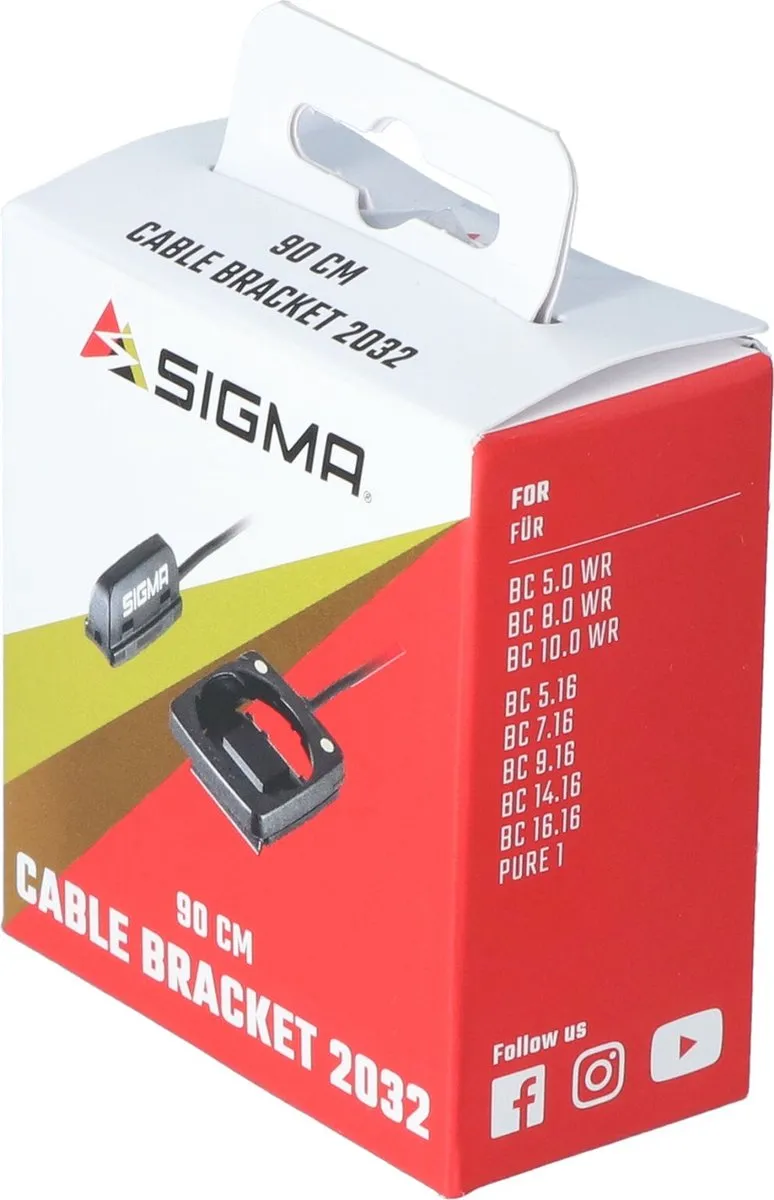 Sigma Fietscomputerhouder 2032 - 1 Stuks - Zwart