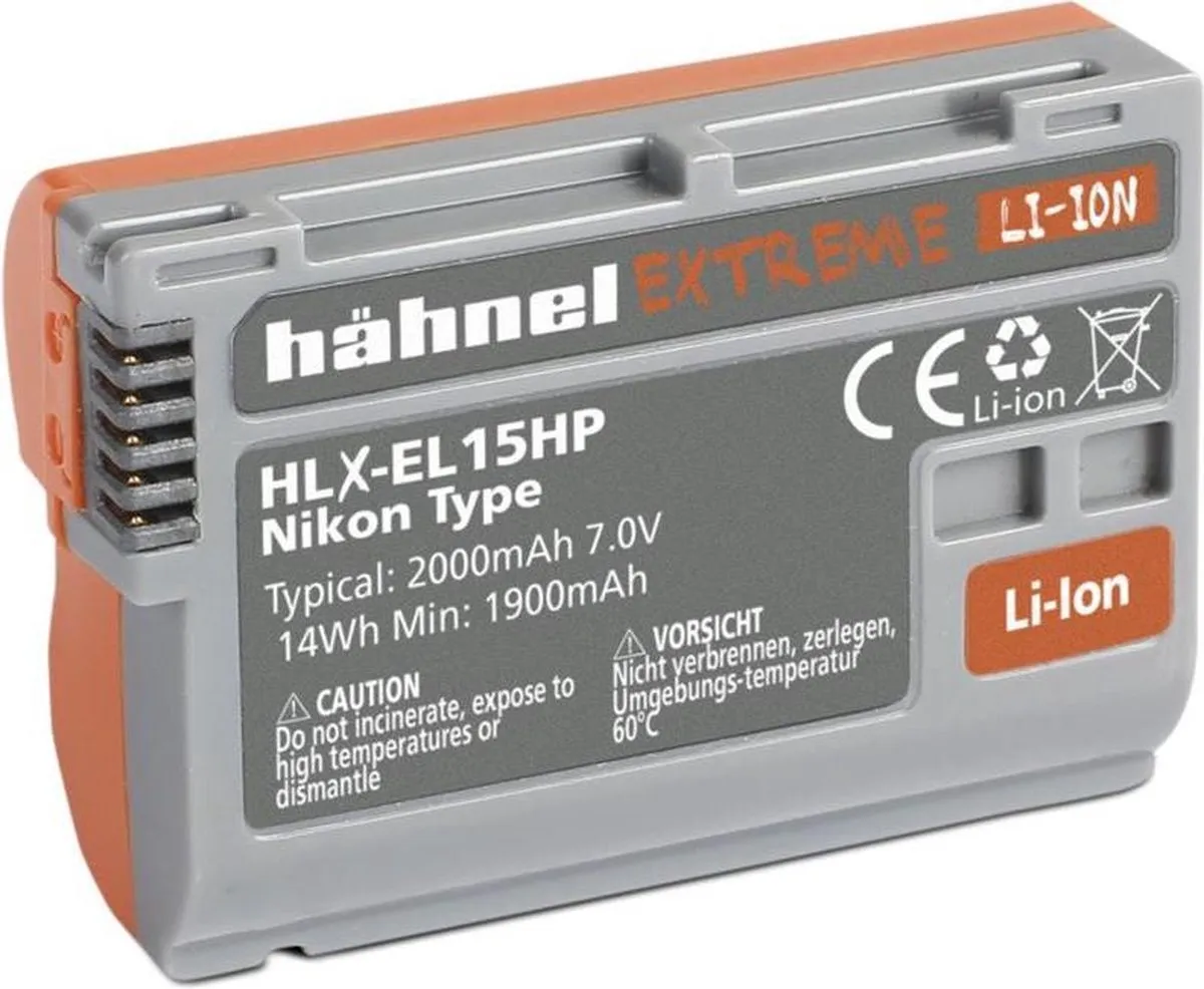 Nikon EN-EL15 Accu - 2000mAh - HLX-EL15HP