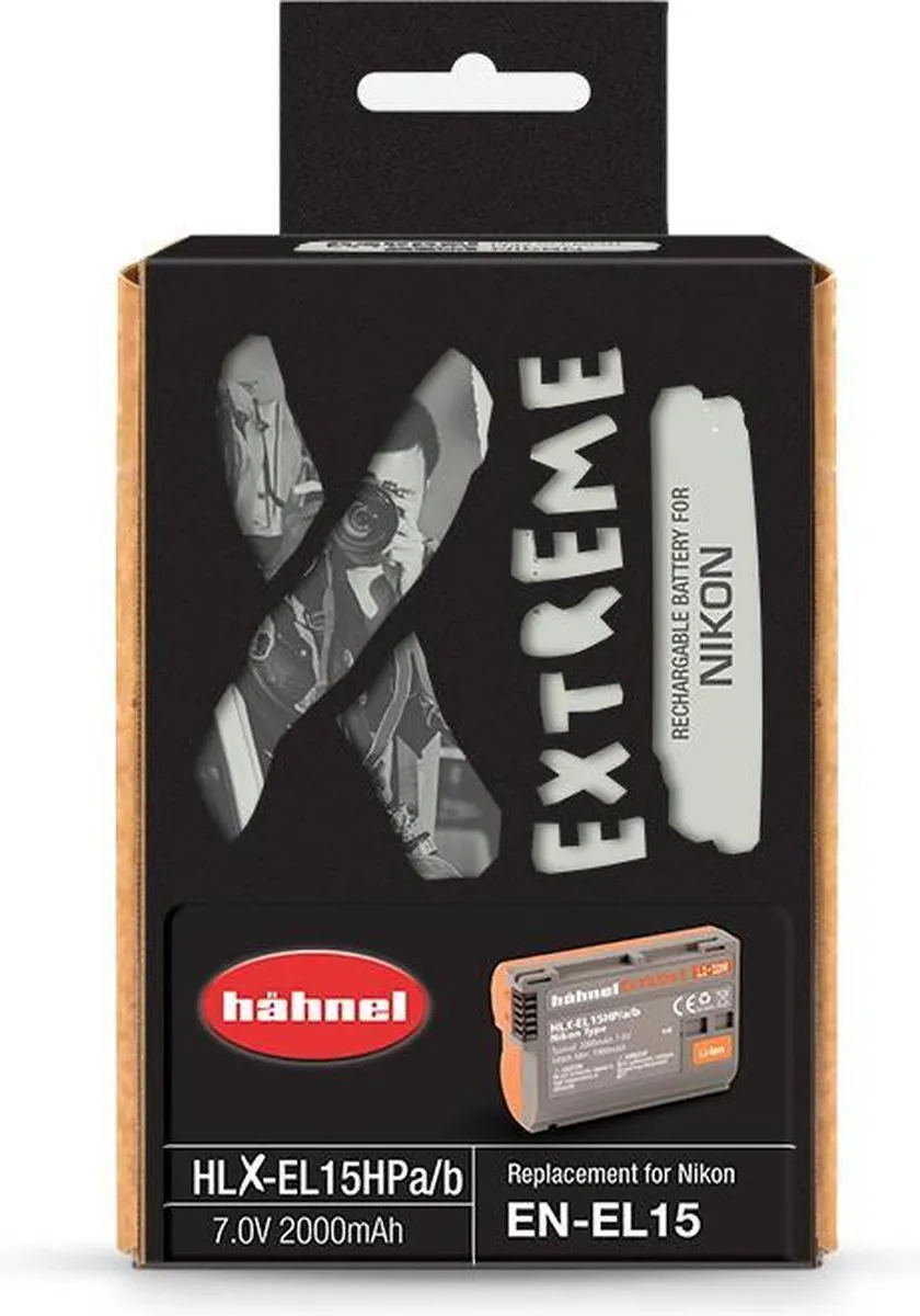 Nikon EN-EL15 Accu - 2000mAh - HLX-EL15HP - afbeelding 6 van 6