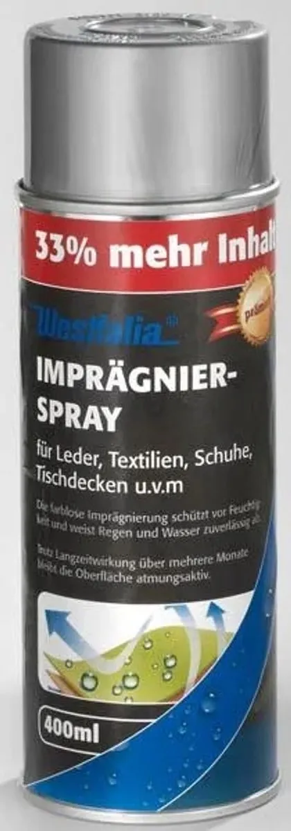 Westfalia WF-825756 Impregneerspray 400ml - Zilver