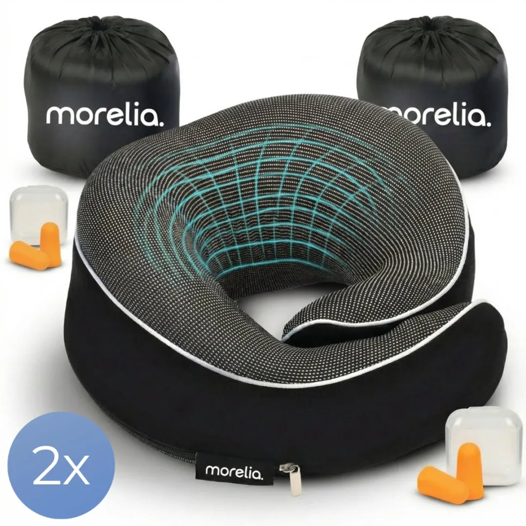 Morelia Volledige Nekkussen Set Zwart