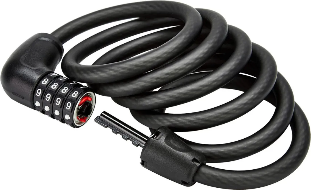 ABUS KabelTresor 6512C Cijfercodeslot 180x12mm - Zwart