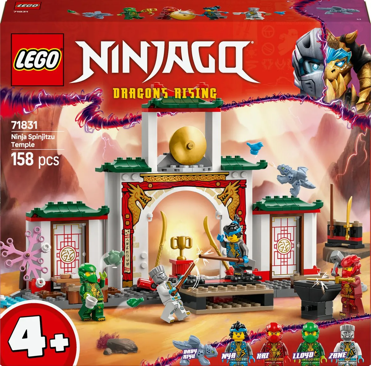 LEGO Ninjago Spinjitzu Ninjatempel 71831 - 158 Stukken