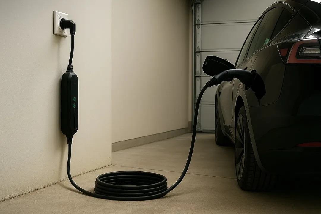 Deltaco e-Charge Kabel Type 2 - 3,6kW - Zwart