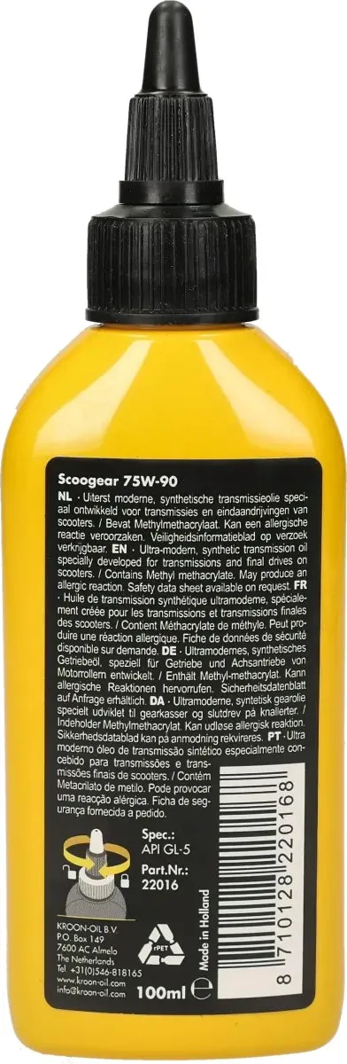 Kroon-Oil Scoogear 75W-90 - 100ml