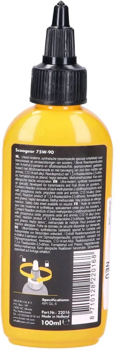 Kroon-Oil Scoogear 75W-90 - 100ml