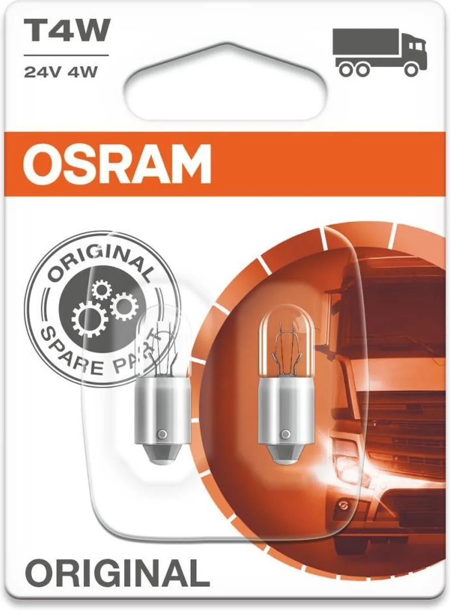 Osram OS3930-02B Gloeilamp 4W - 24V - BA9S