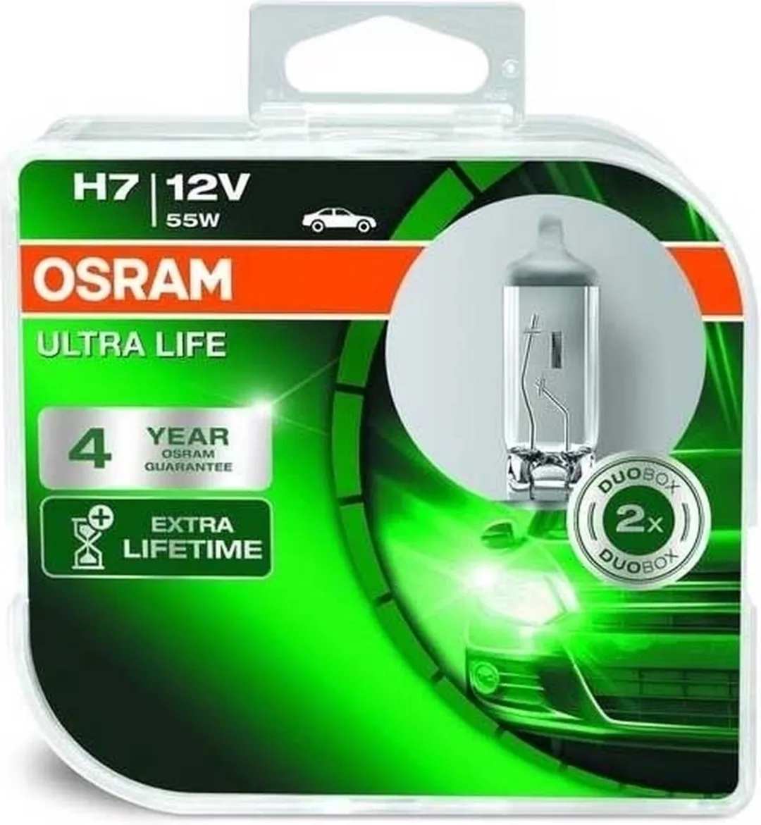 Osram Ultra Life H7 Halogeenlampen 12V/55W