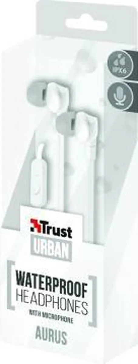 Trust Aurus 20835 In-ear Hoofdtelefoon - Wit