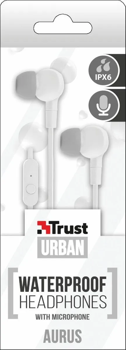 Trust Aurus 20835 In-ear Hoofdtelefoon - Wit