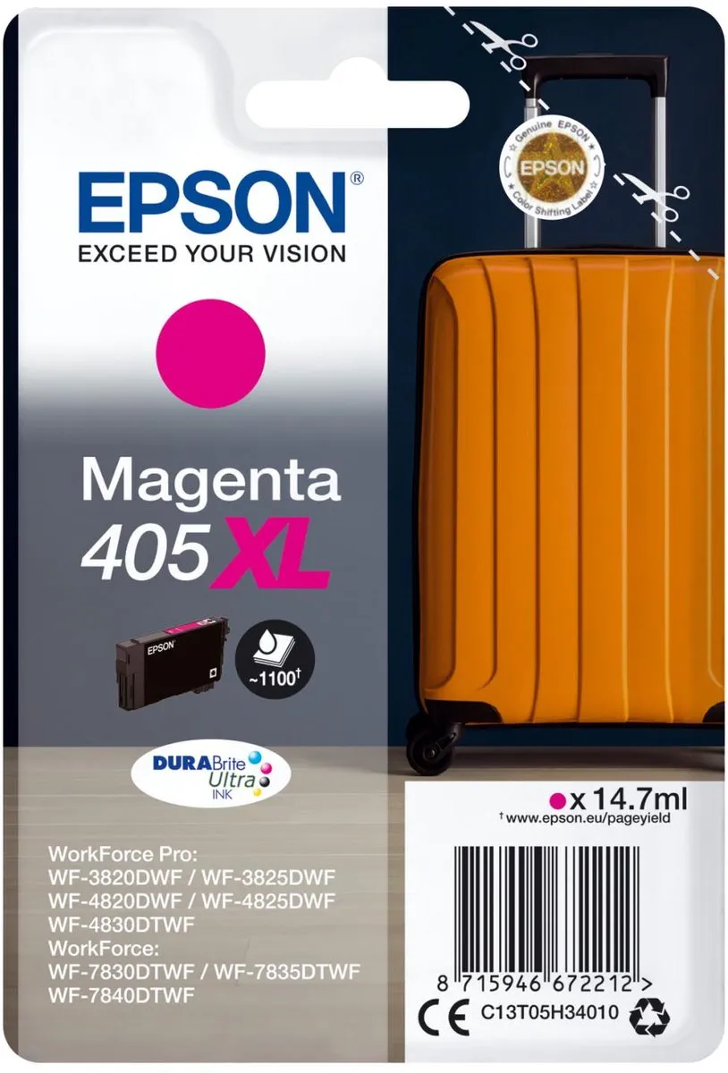 Epson DURABrite Ultra Magenta C13T05H34020 XL Cartridge - 14.7ml