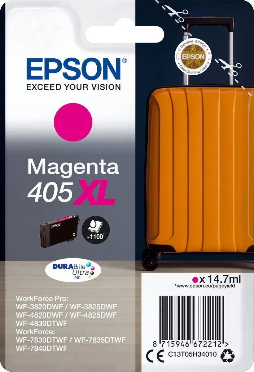 Epson DURABrite Ultra Magenta C13T05H34020 XL Cartridge