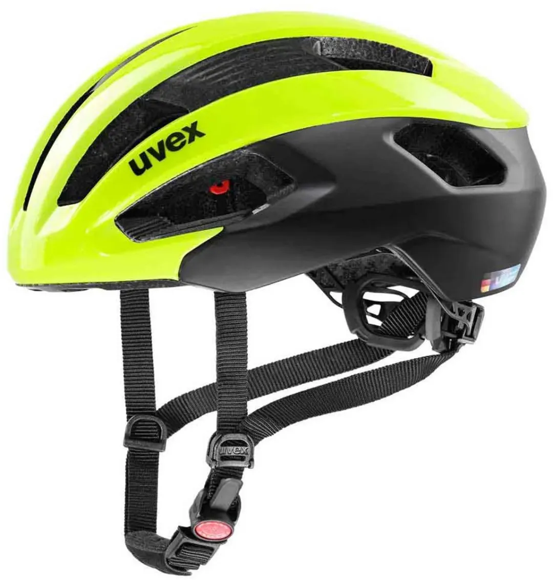 Uvex Rise CC Fietshelm Neon yellow/Black Mat - 52-56cm - afbeelding 6 van 6