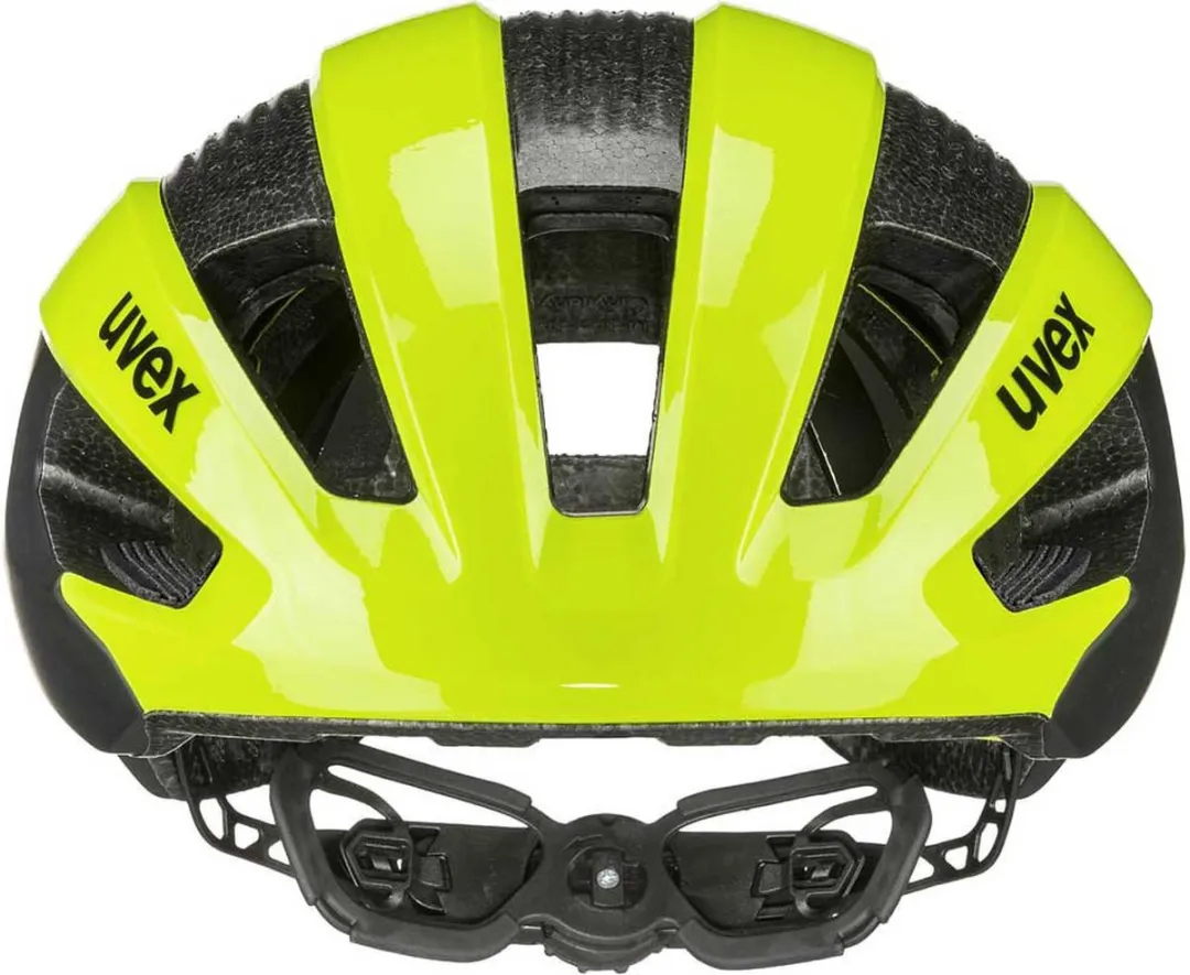 Uvex Rise CC Fietshelm Neon yellow/Black Mat - 52-56cm