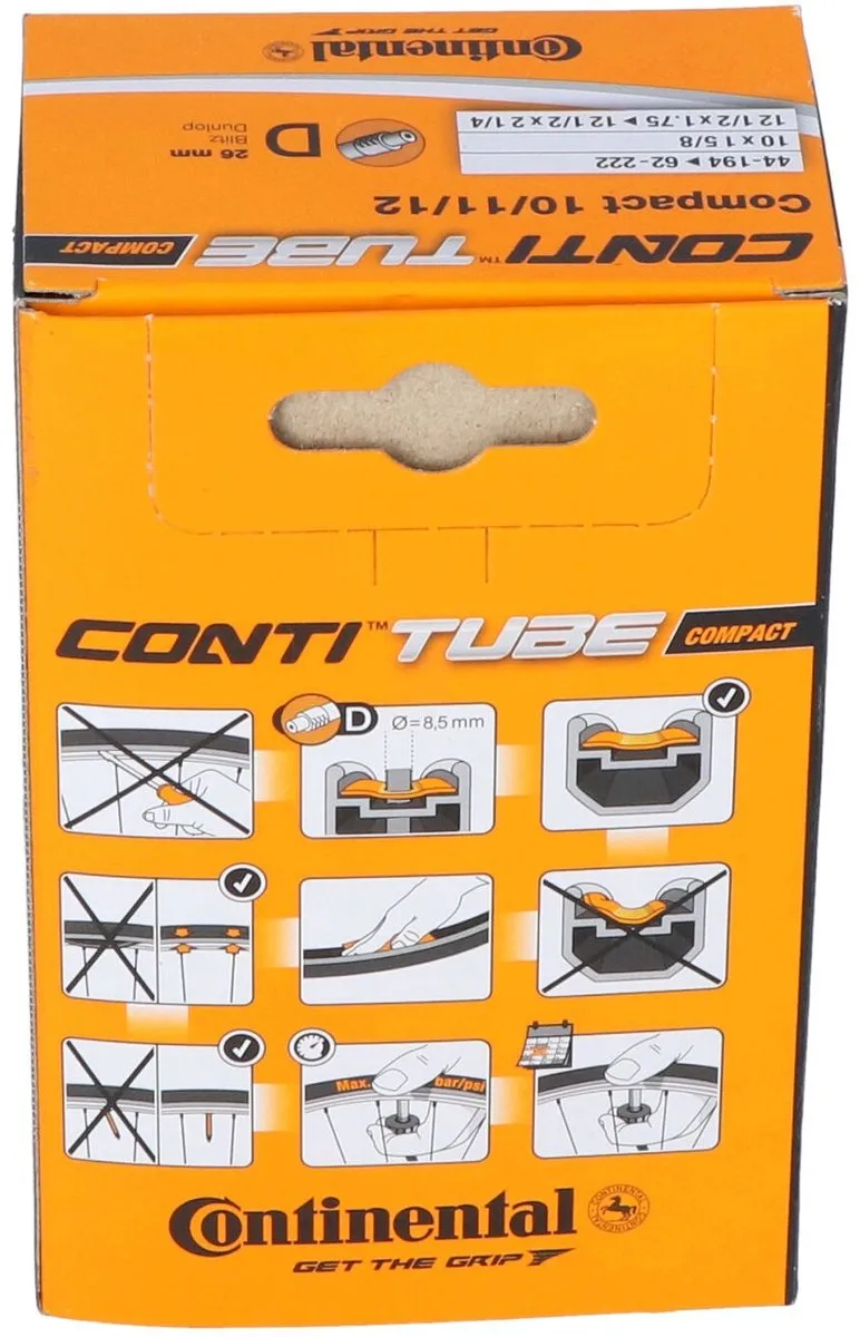 Continental Compact 44-194 Binnenband 12" - DV40mm