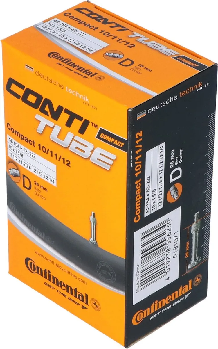 Continental Compact 44-194 Binnenband 12" - DV40mm