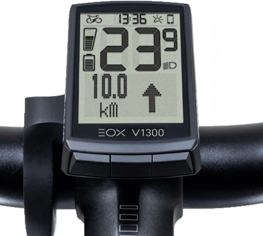 Sigma EOX View 1300 Fietscomputer - Zwart