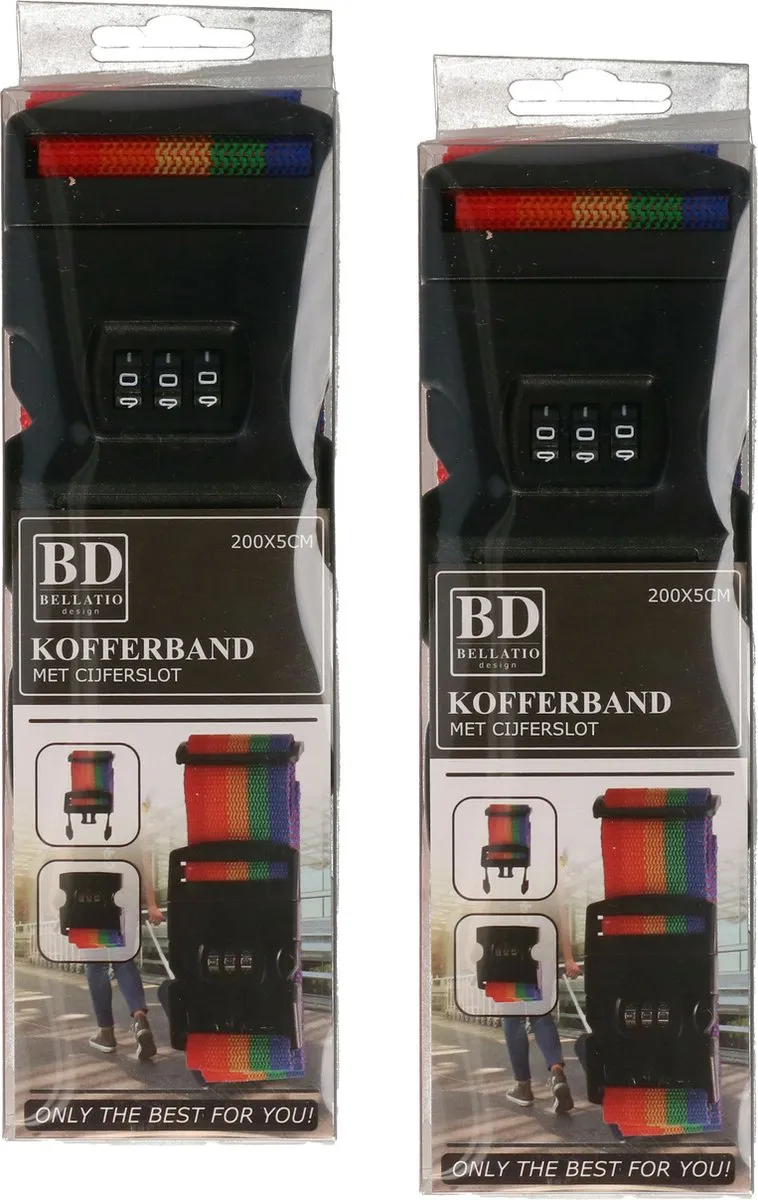 Bellatio Design Bagageriem met Cijferslot