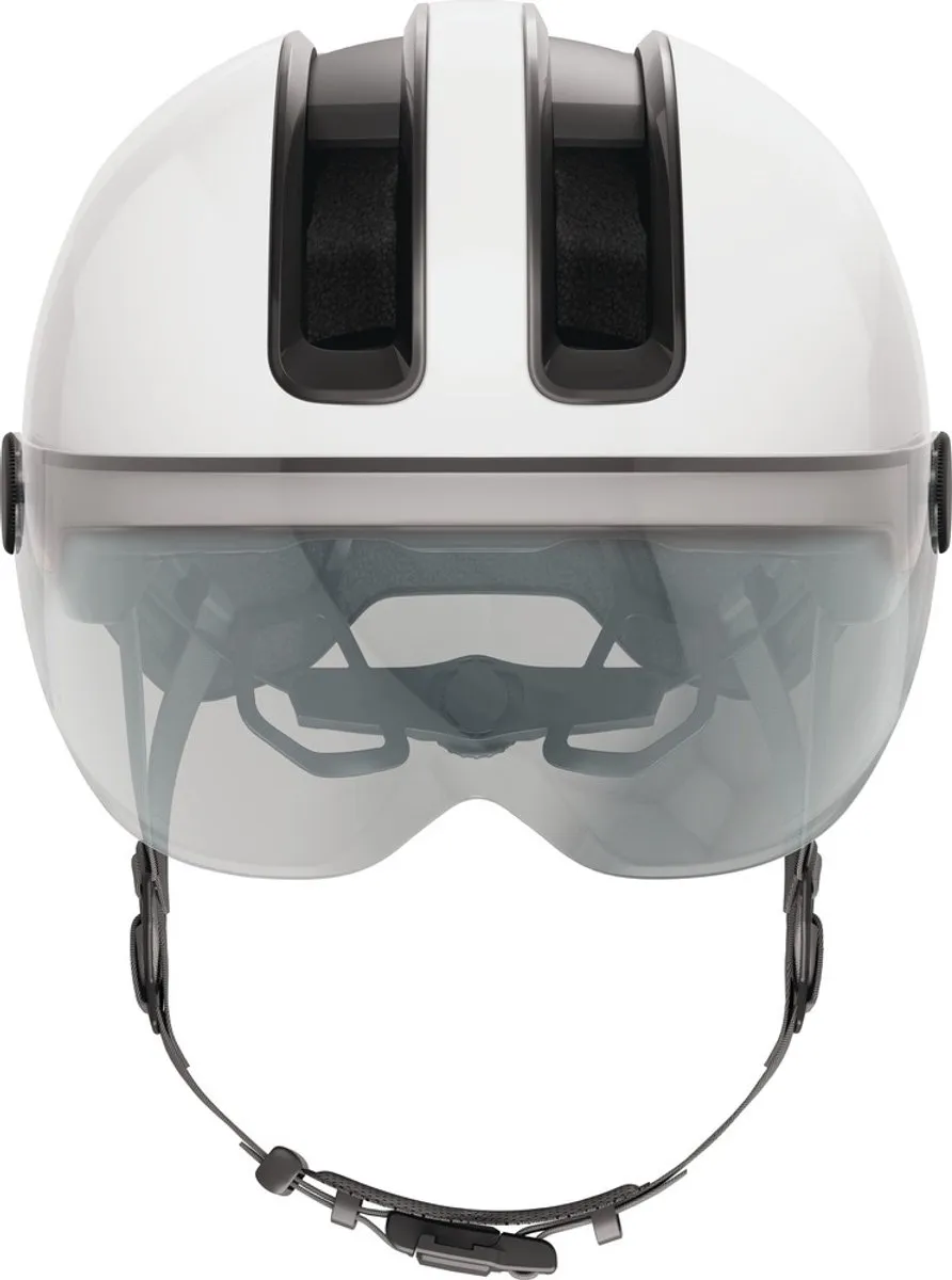ABUS Hud-Y Ace Fietshelm - Shiny White S