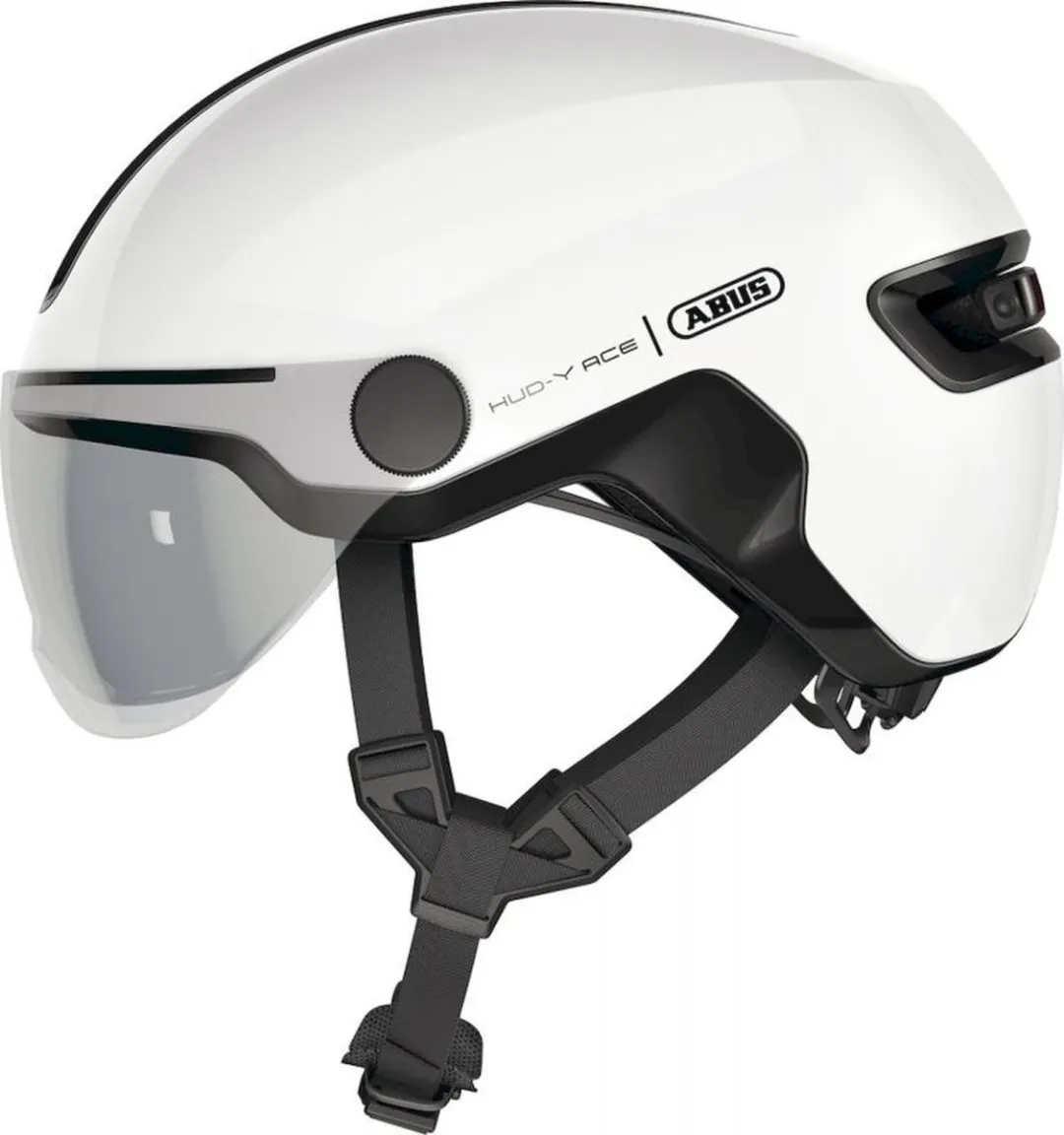 ABUS Hud-Y Ace Fietshelm - Shiny White S - afbeelding 6 van 6