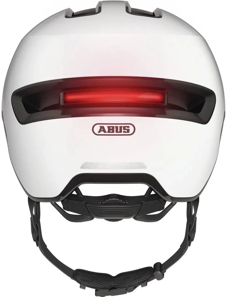 ABUS Hud-Y Ace Fietshelm - Shiny White S