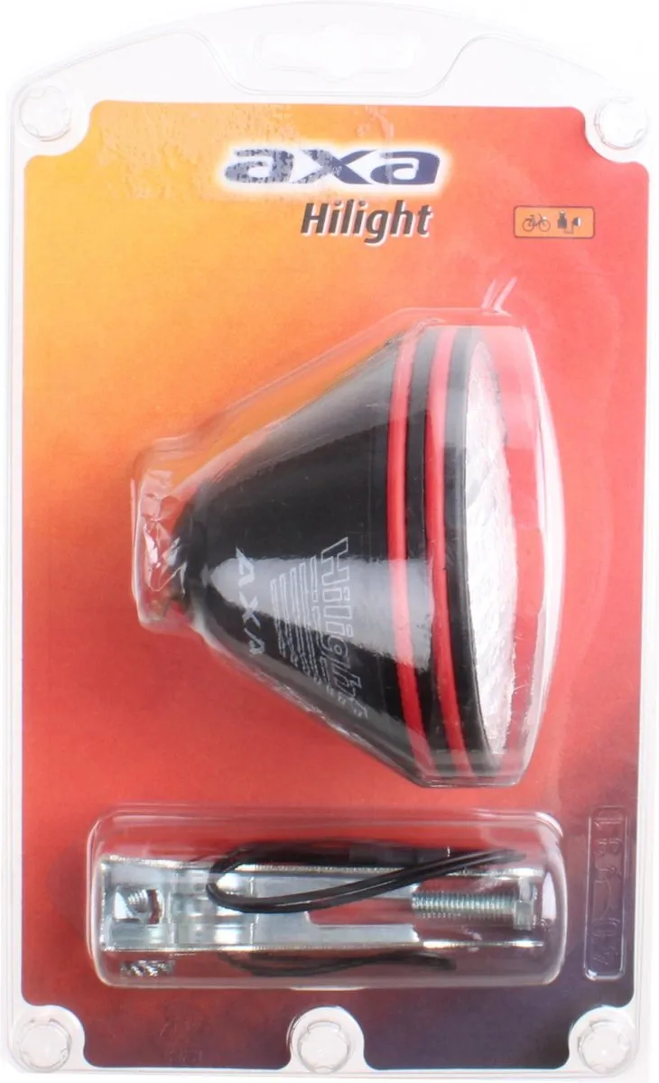 Axa Basta Blister Koplamp - Zwart